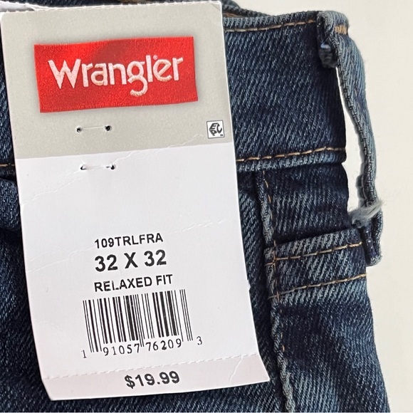 WRANGLER 5-Star Relaxed Fit Jeans. 32” X 32” NWT - Picture 8 of 11
